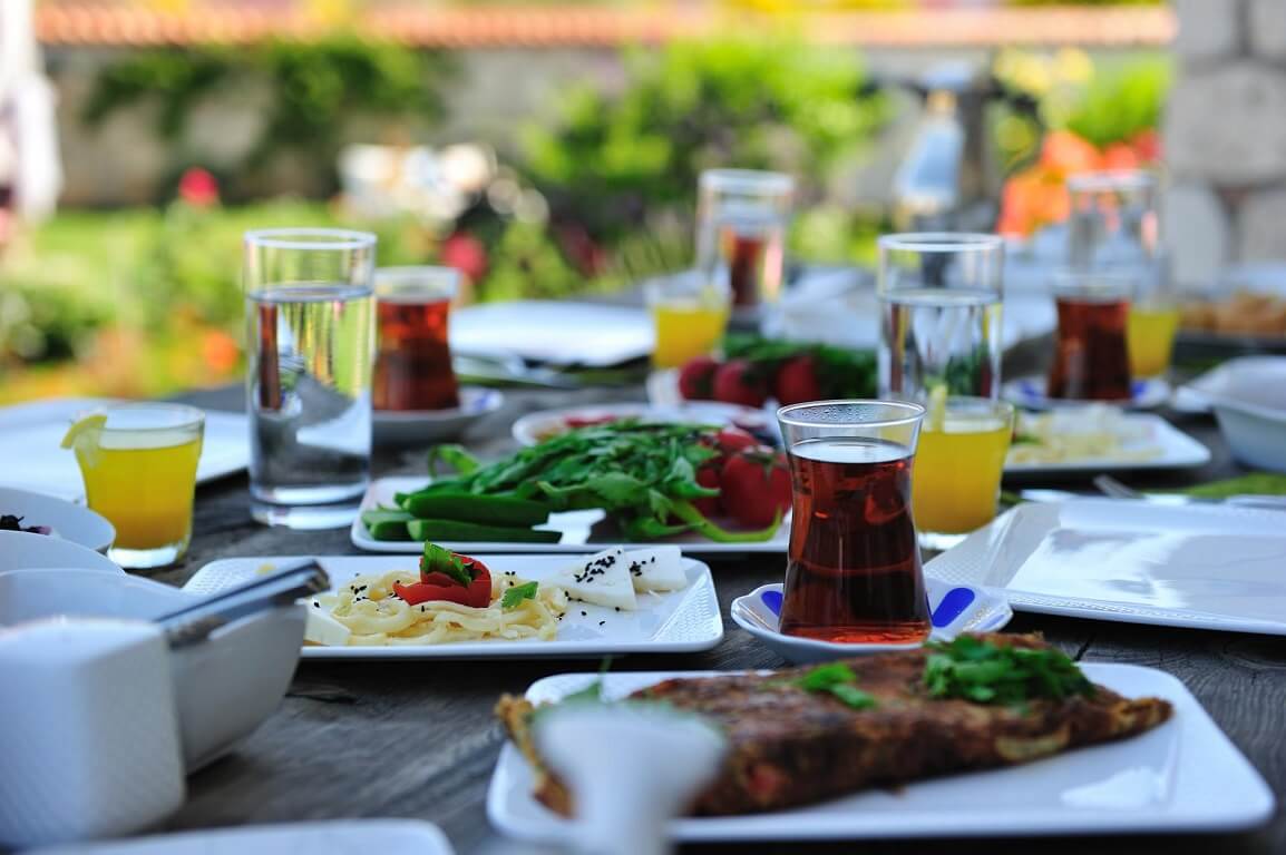 Sabahında, serpme kahvaltınız..